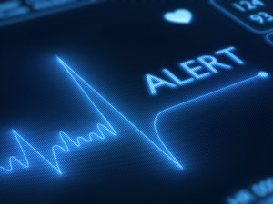 ekg monitor alert