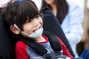 boy with cerebral palsy